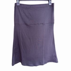 Vacay A-line Skirt Black Made In USA M/L Stretch Comfortable Travel Vacation